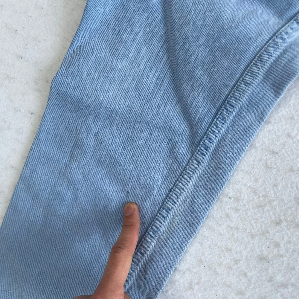 Naked & Famous Weird Guy Jeans Mens 33 Light Blue Thermochromic Selvedge Denim - Picture 11 of 11